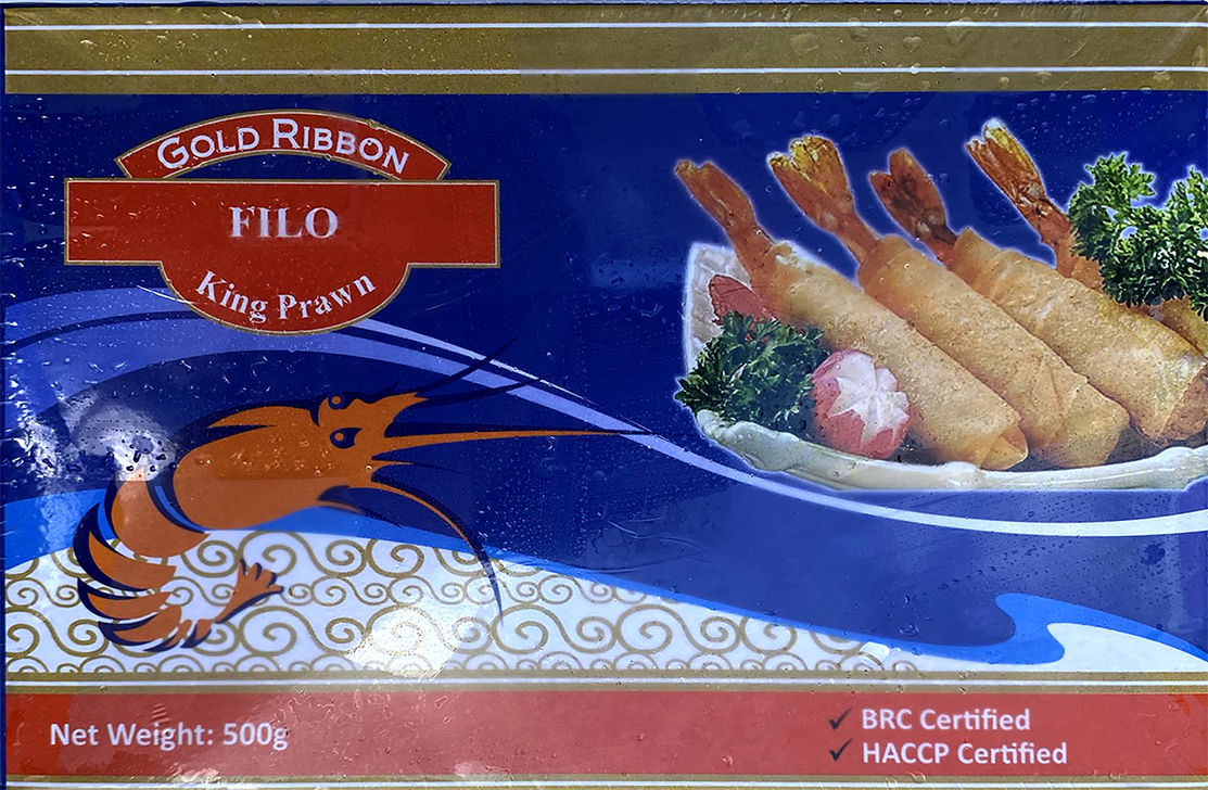 Filo Pastry Prawns - 500g